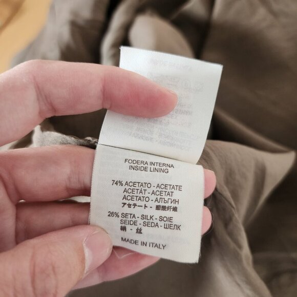 Brunello Cucinelli Brown Wool Mini Dress Minimalist Old Money S - Picture 9 of 14